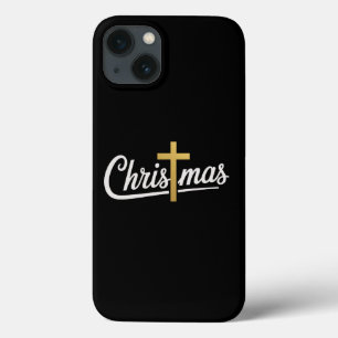 Kerstkruis Familie Matching Jezus Cadeau Idee iPhone 13 Hoesje
