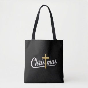 Kerstkruis Familie Matching Jezus Cadeau Idee Draagtas