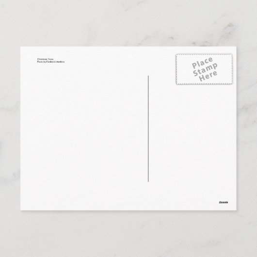 Kerstkruis Feestdagenkaart (Achterkant)