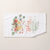 Kerstkunst Alles is kalm Handdoek (Handdoek)