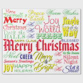 kerstkunst cadeaupapier (Vlak)