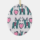 kerstkunst keramisch ornament (Rechts)