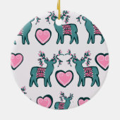 kerstkunst keramisch ornament (Achterkant)