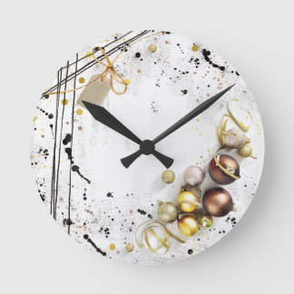 kerstkunst ronde klok