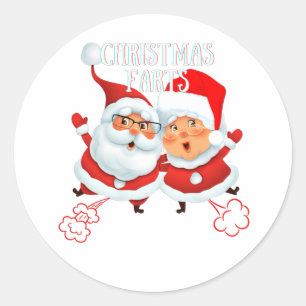 Kerstkunst Ronde Sticker
