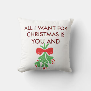 KERSTKUSSEN- ALLES WAT IK MET KERST WIL IS JIJ & M KUSSEN