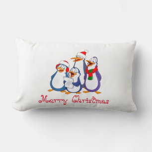 Kerstkussen-Blij Pinguïns Kussen