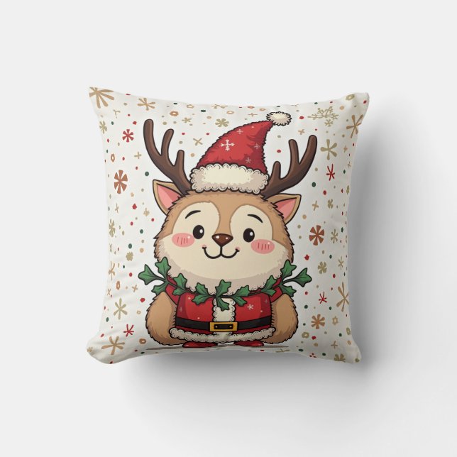 kerstkussen kussen (Voorkant)