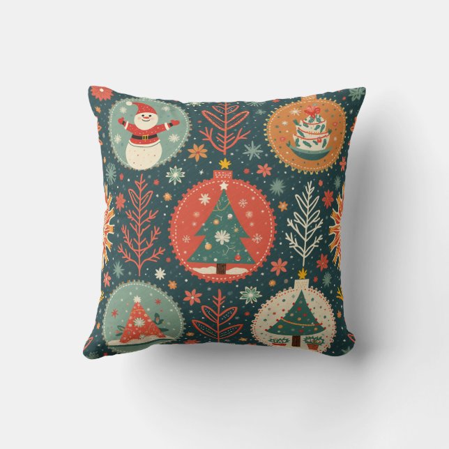 Kerstkussen kussen (Achterkant)