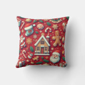 kerstkussen kussen (Achterkant)