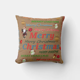 Kerstkussen, Prettig Kerstfeest Kussen