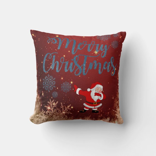 Kerstkussen, Prettig Kerstfeest Kussen (Voorkant)