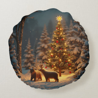 kerstkussen rond kussen