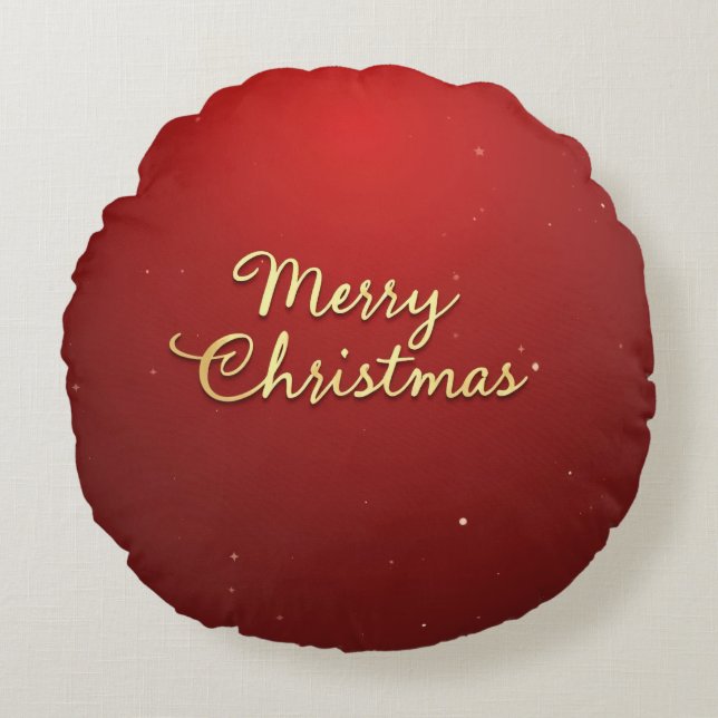 kerstkussen rond kussen (Voorkant)