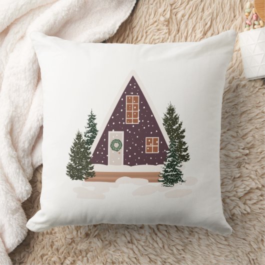 Kerstkussen: thuis kussen (Deken)
