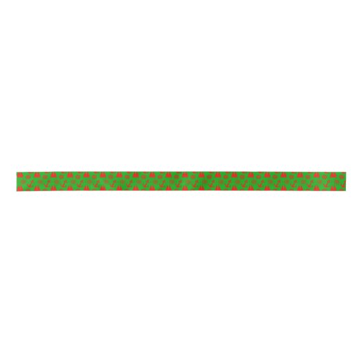 Kerstkust Nautical Pattern Lint (Voorkant)