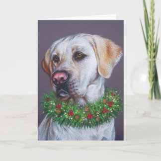 Kerstlab Feestdagen Kaart
