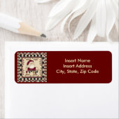 kerstlabel etiket (Insitu)