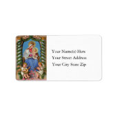 kerstlabel etiket (Voorkant)