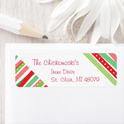 kerstlabel etiket (Insitu)