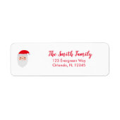 kerstlabel etiket (Voorkant)