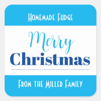 kerstlabel HM001_22sqv1 Vierkante Sticker