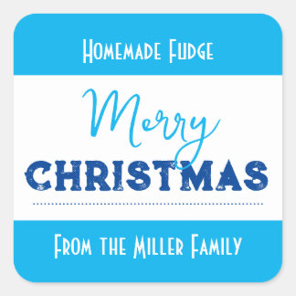 kerstlabel HM001_22sqv2 Vierkante Sticker