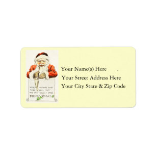 kerstlabel voor kerstmis en feestelijke feestdage etiket