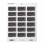 kerstlabel " we hebben verhuisd " etiket (Full Sheet)