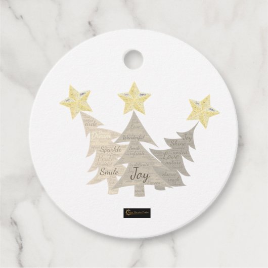 kerstLabels Bedankjes Labels (Voorkant)