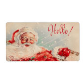 kerstlabels etiket (Voorkant)