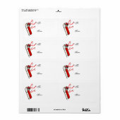 kerstLabels Etiket (Full Sheet)