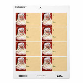  kerstlabels etiket (Full Sheet)