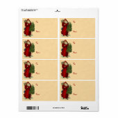 kerstlabels etiket (Full Sheet)