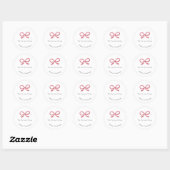 Kerstlabels, Kerst stickers, cadeau Ronde Sticker (Vel)