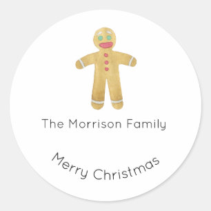 Kerstlabels, Kerst stickers, cadeau Ronde Sticker