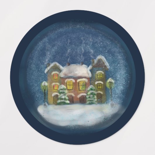 Kerstlabels Labels (Design 1)