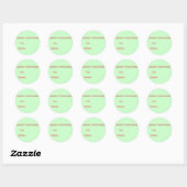 kerstLabels Ronde Sticker (Vel)