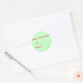 kerstLabels Ronde Sticker (Envelop)