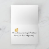 kerstlabrador feestdagen kaart (Binnen)