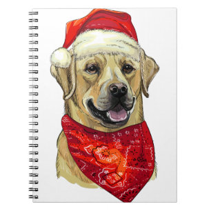 Kerstlabrador Notitieboek