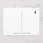 Kerstlabrador Retriever Beach Kinderen Feestdagenkaart (Achterkant)