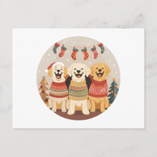 Kerstlabrador Retriever Honden Feestdagenkaart
