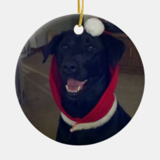 Kerstlabrador Retriever Keramisch Ornament