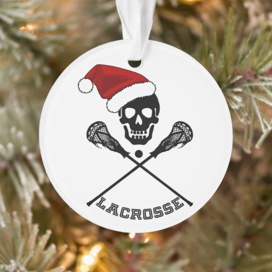 Kerstlacrosse Sticks Ornament (Boom)