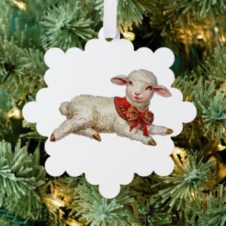 kerstlam ornament kaart
