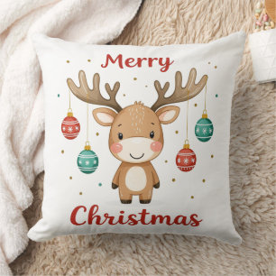 Kerstlamp Eland Kussen