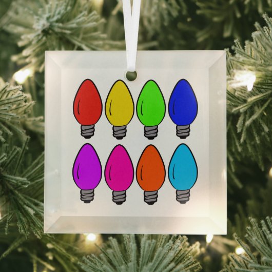  kerstlampen glas ornament (Insitu)