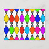 kerstlampglas briefkaart (Voorkant)