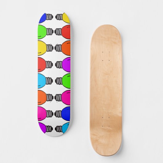 kerstlampglas skateboard (Voorkant)